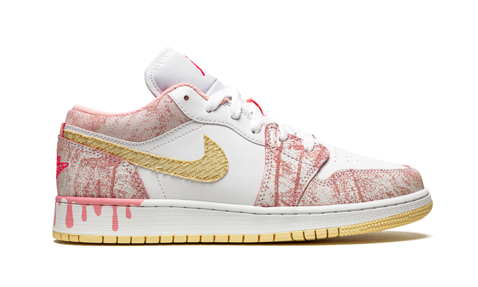 Air Jordan 1 Low SE GS "Paint Drip" CW7104 601