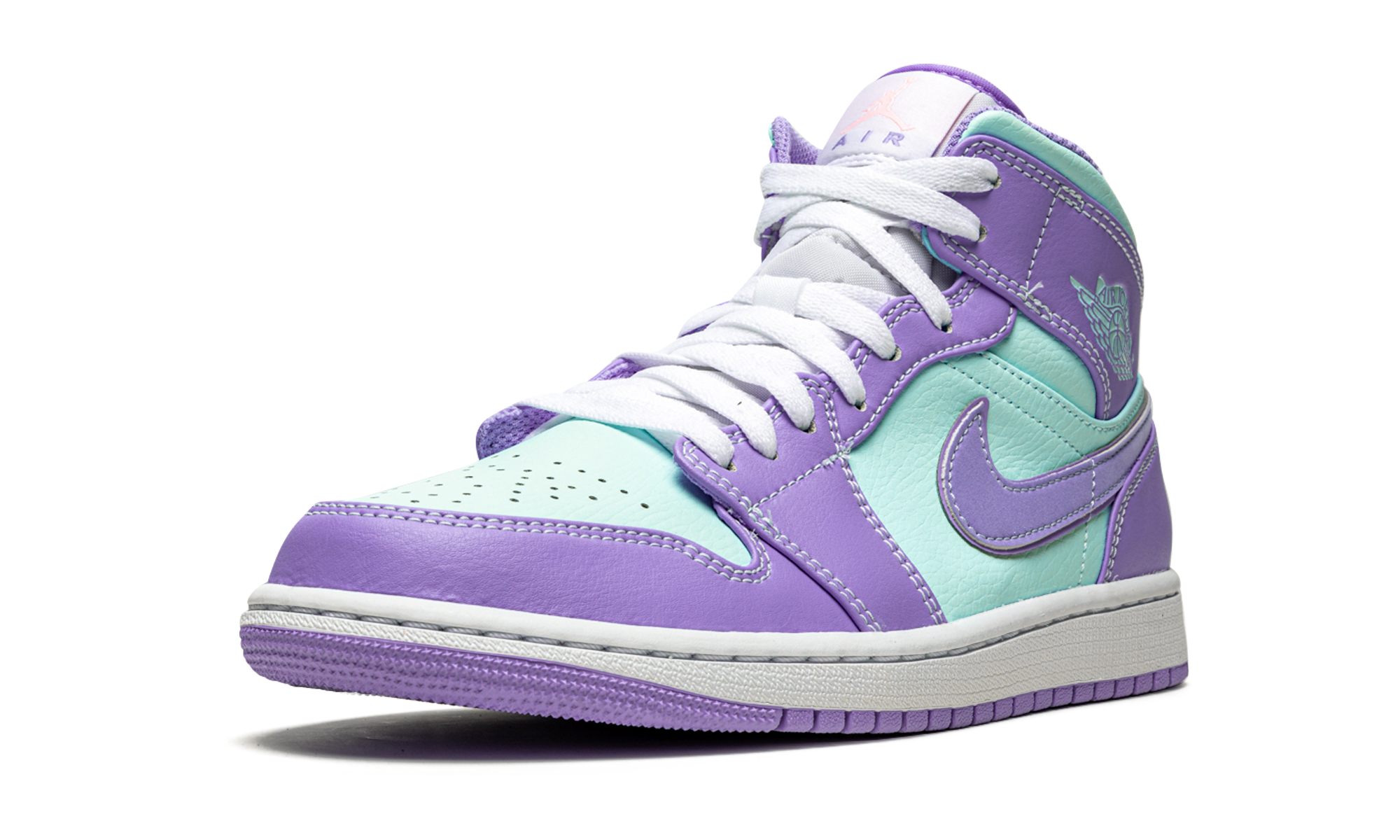 Air Jordan 1 Mid "Purple Pulse / Glacier Blue" 554724 500