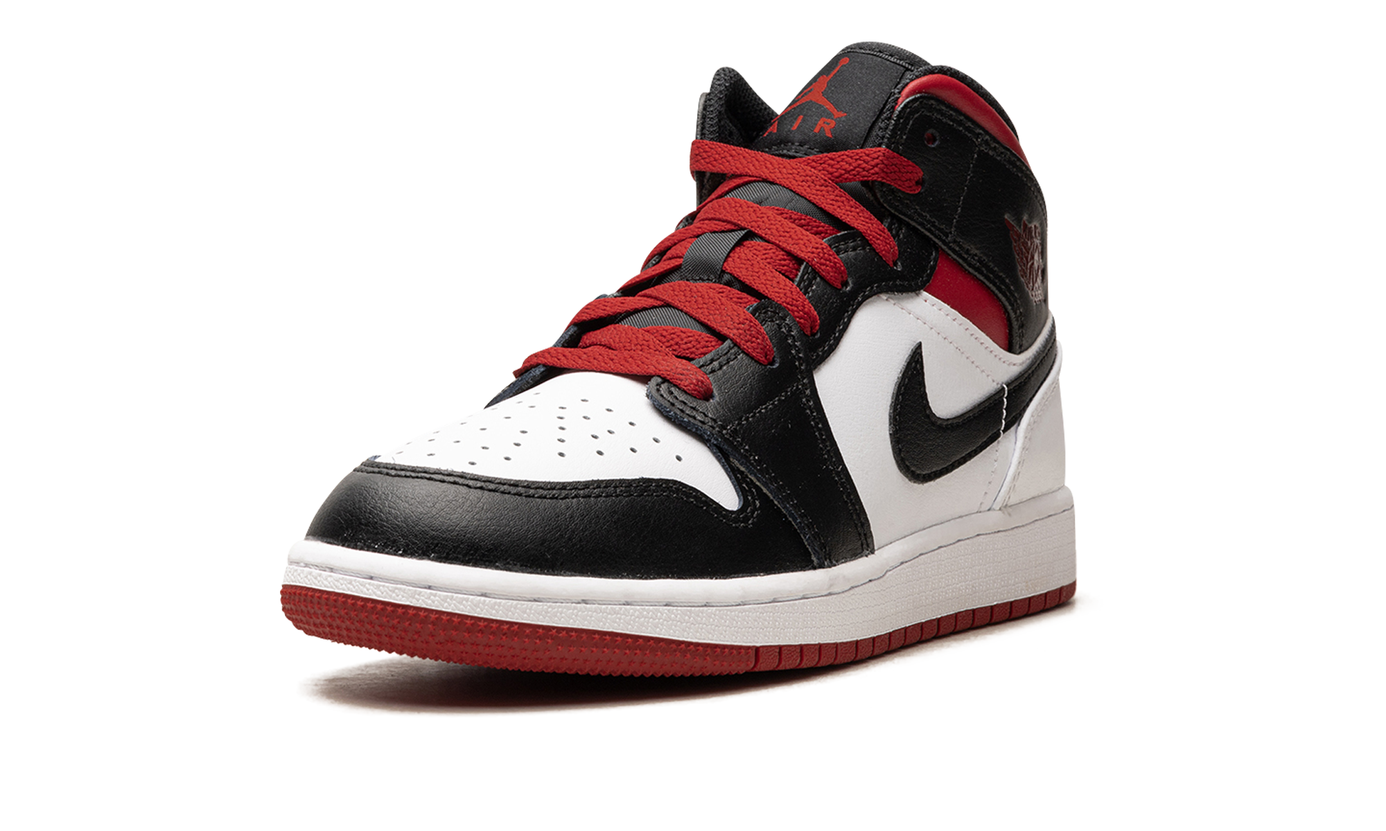 Air Jordan 1 Mid GS "Gym Red Black Toe" DQ8423 106