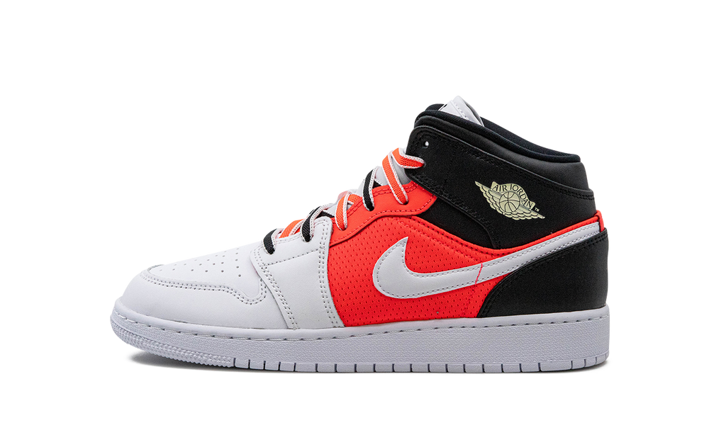 Air Jordan 1 Mid SE GS "White Infrared" FB4417 016