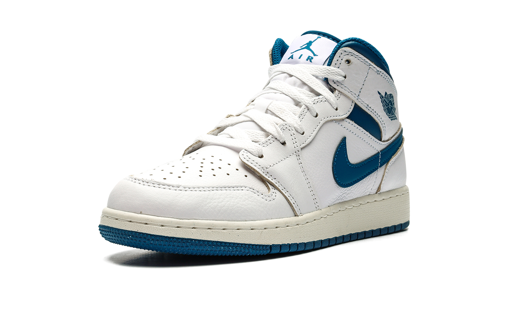 Air Jordan 1 Mid SE GS "INDUSTRIAL BLUE" FN7432 141