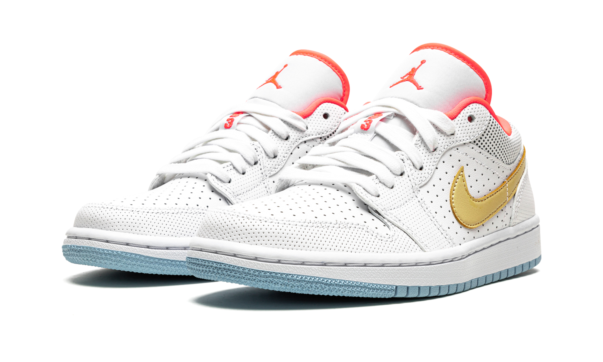 AIR JORDAN 1 LO SE WMNS "White / Sesame / Flash Crimson" DC9509 100