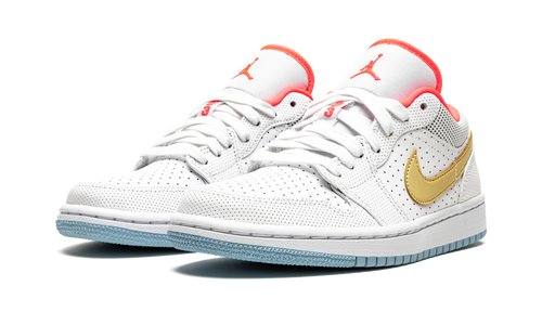 AIR JORDAN 1 LO SE WMNS "White / Sesame / Flash Crimson" DC9509 100