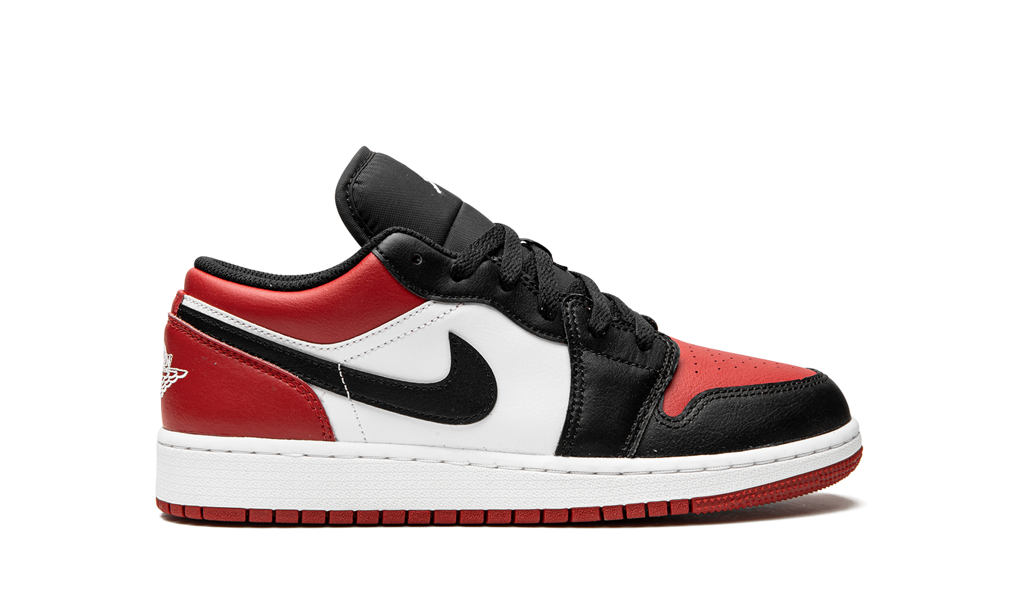 Air Jordan 1 Low GS "Bred Toe" 553560 612