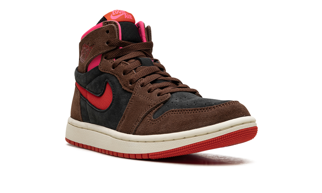 AIR JORDAN 1 ZOOM AIR CMFT WMNS "Cacao Wow/Picante Red/Black/Hyper Pink" DV1305 206