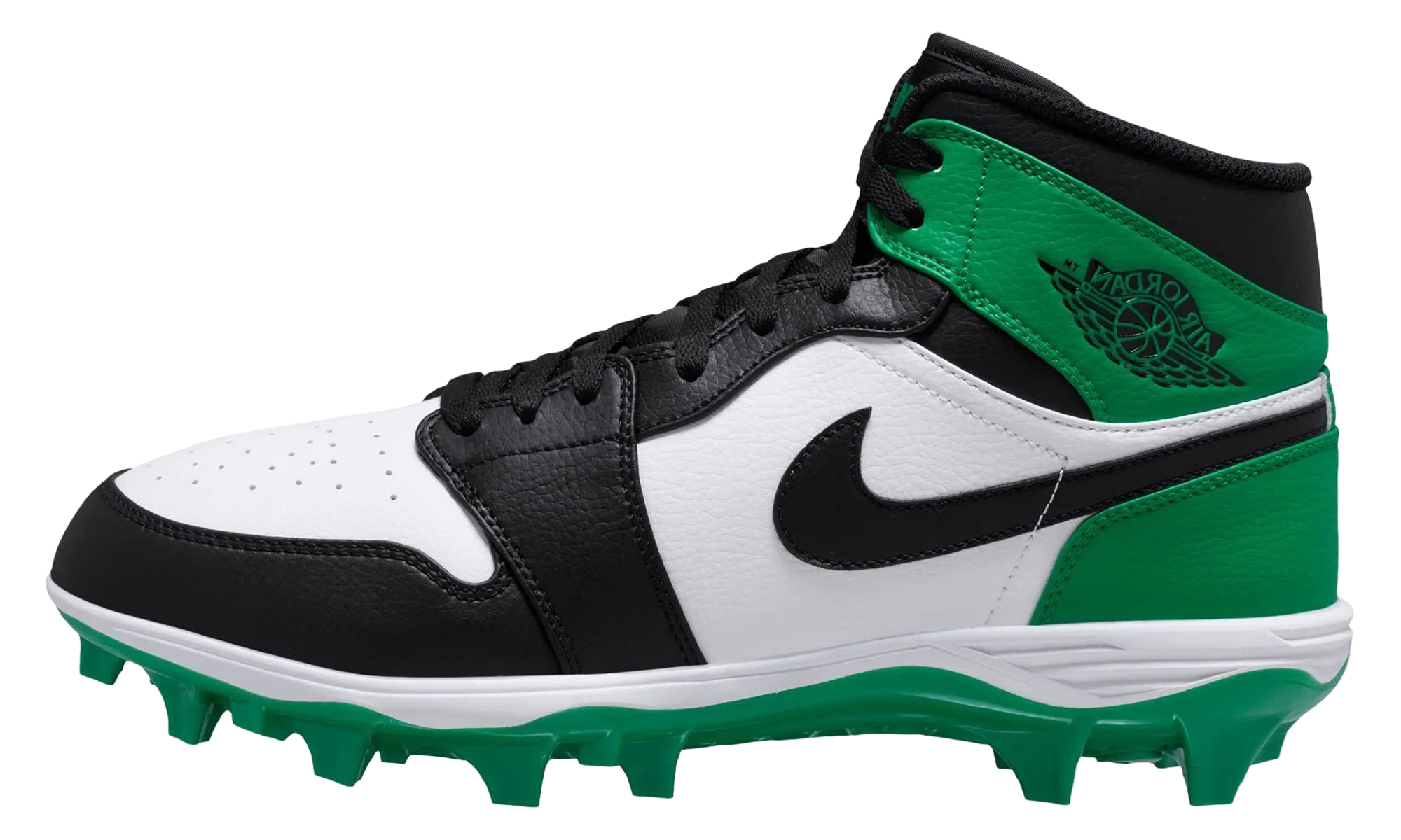 Air Jordan 1 Mid TD "Black White Lucky Green" FJ6805 003