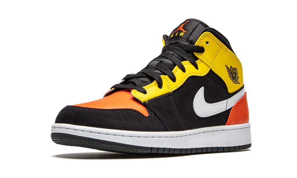 Air Jordan 1 MID SE GS "Amarillo Team Orange" BQ6931 087