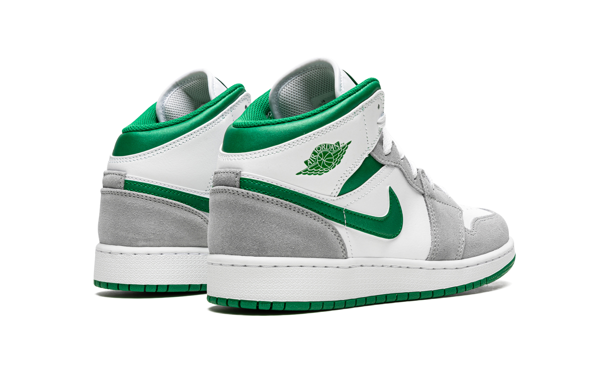 Air Jordan 1 Mid SE GS "Grey / Pine Green" DC7248 103